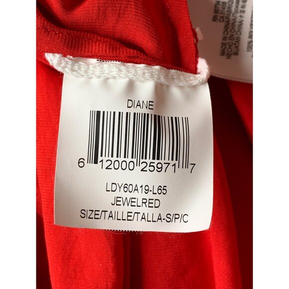 BCBG Maxazria Diane Red Shirt Dress Size S Long Sleeve NWT $248 - Picture 12 of 15